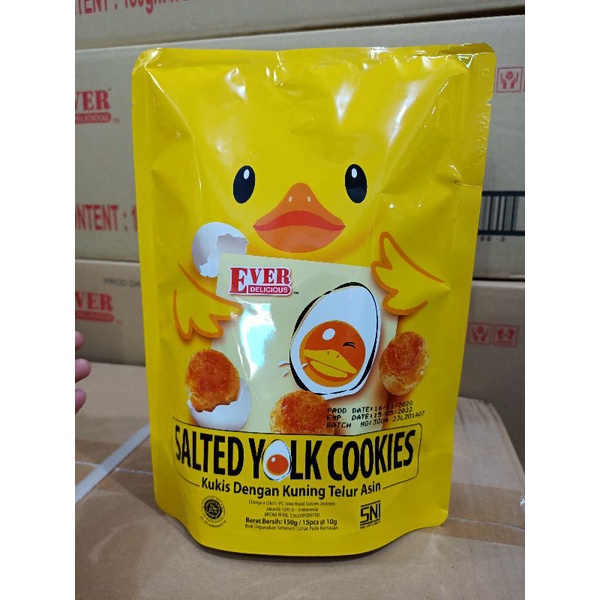 

HALAL..!! Salted Yolk Cookies / Kukis Dengan Kuning Telur Asin / Salted Egg Yolk / Biskuit Import / Biscuit Malaysia