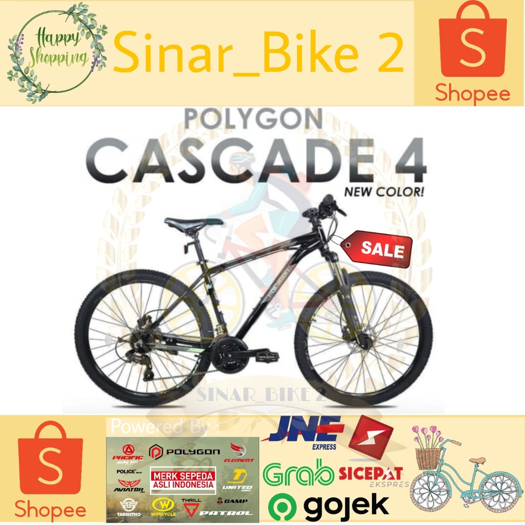 Sepeda Gunung 27,5Inch Polygon Cascade 4.0 Alloy New 3x8 Speed (Ekspedisi)