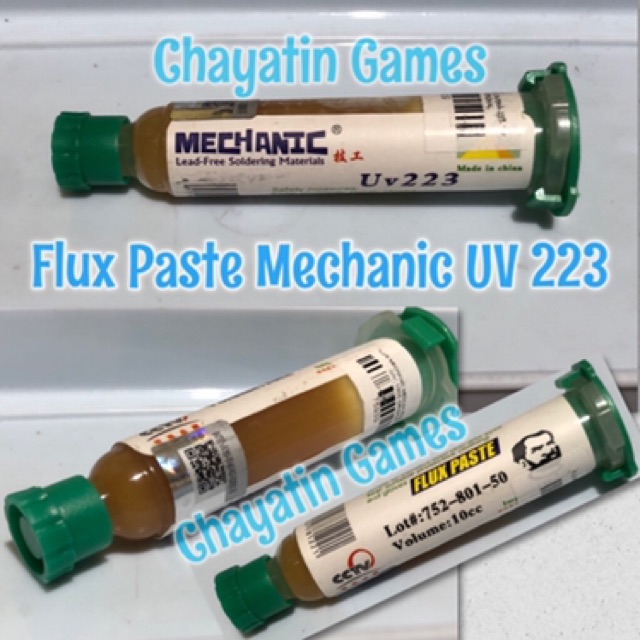 FLUX ORI MECHANIC UV 223 - PASTA SOLDER - MINYAK SOLDER MECHANIC 10cc