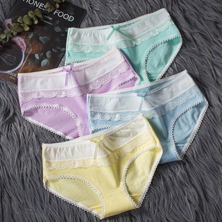  Jepang  CD imut fashion Undies Celana  Dalam  Wanita Polos 