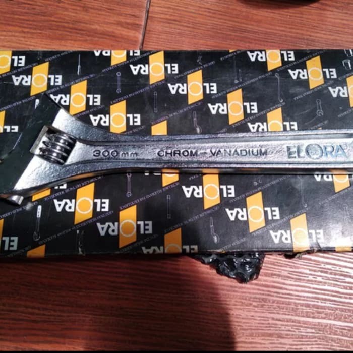 ELORA Kunci inggris 12 " 300 mm Genuene Solid Geman Tool Best Quality