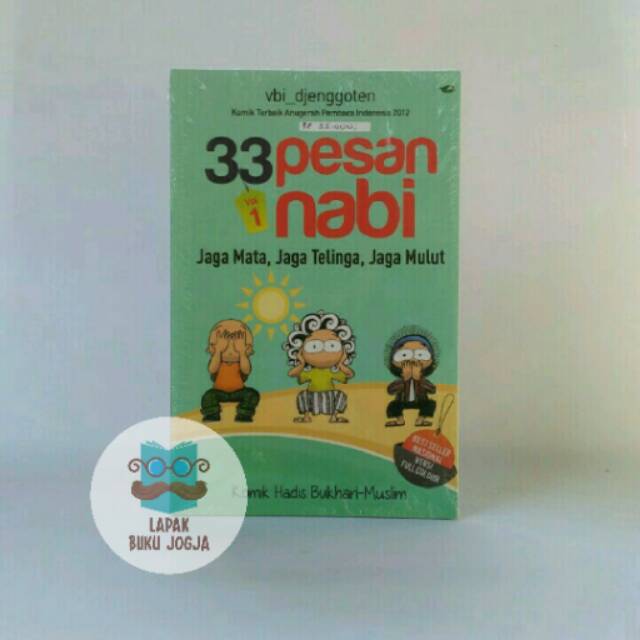 Komik Best Seller 33 PESAN NABI Vol 1 Jaga Mata Jaga Telinga Jaga Mulut - Vbi_djenggoten