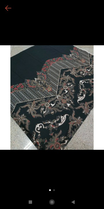 Kain Batik Solo (cabut) Motif Nakula Madra