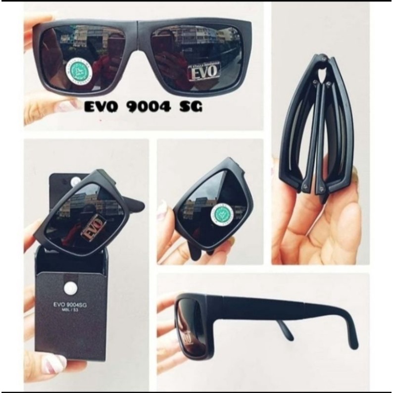 COD _ Kacamata gaya pria lensa hitam _ Kacamata gaya hitam lipat terbaru _ kacamata gaya lipat pria 