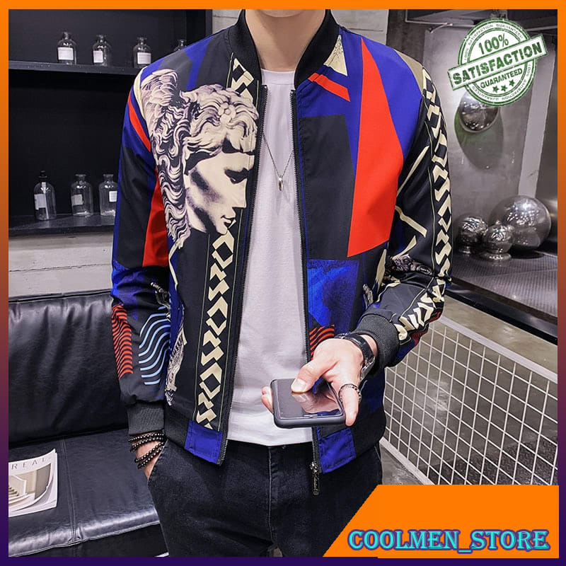Jaket Pria Kasual Premium Impor 2020 Autum New Men Jacket Coat Streetwear Slim Fit Men Bomber
