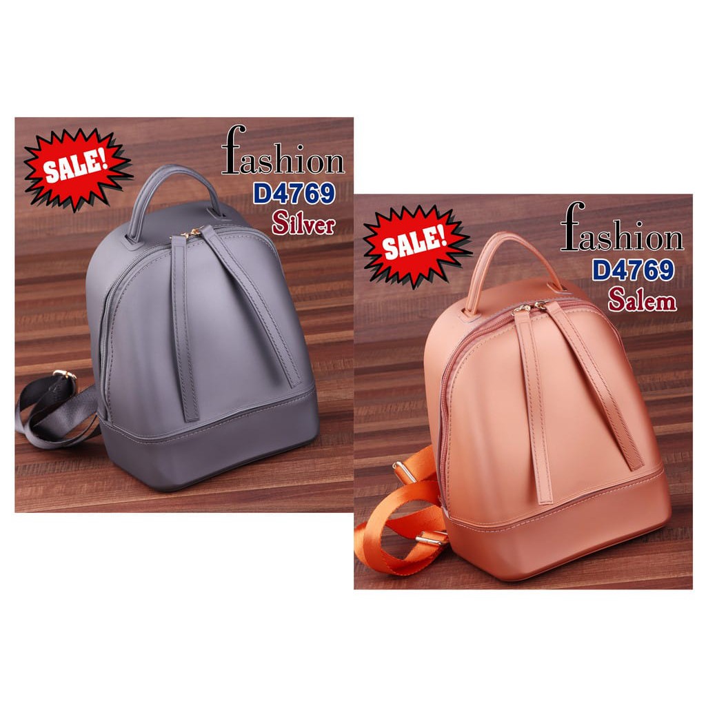 Bag Ransel Fashion D4769 (Bahan Jelly)