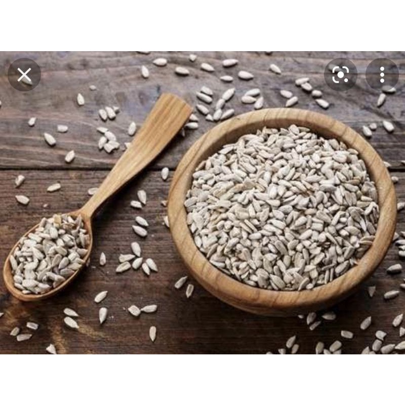 

raw sunflower seed 500 gram / biji bunga matahari kupas / kuaci kupas mentah