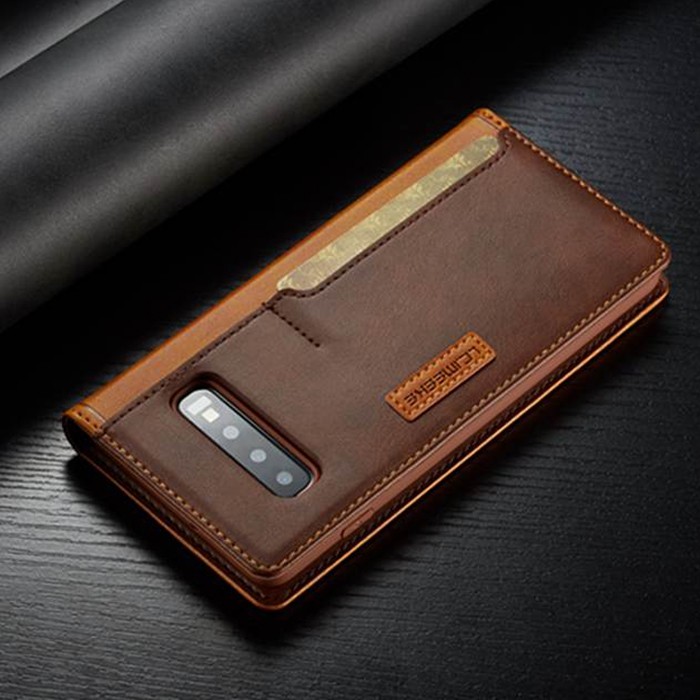 Luxury Flip Case Samsung S10 Plus - Casing Samsung S10 Plus Case Wallet Cover