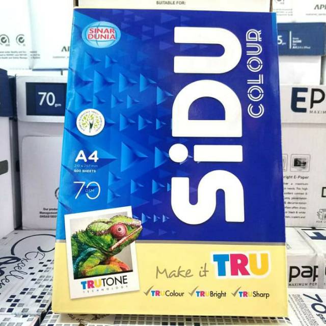 

RB Kertas A4 70 Gram Sinar Dunia Warna Trutone