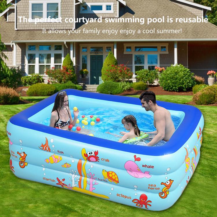 Mmtoys Mainan Anak Kolam Renang Karet Anak 2 1m Baby Bathttub Kolam Mandi Bayi Swimming Pool Shopee Indonesia