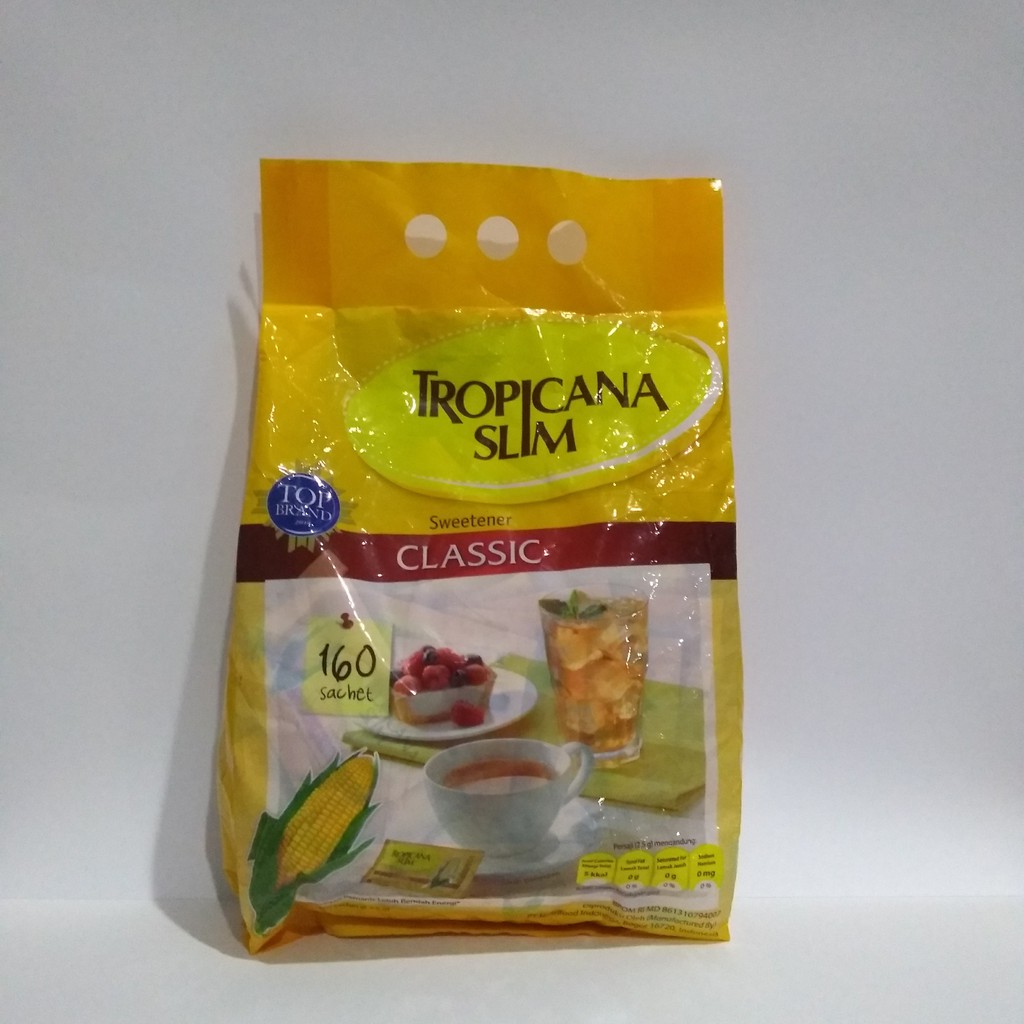 

Gula Diet/Pemanis Classic 1 pax isi 160 sachet brand TROPICANA SLIM
