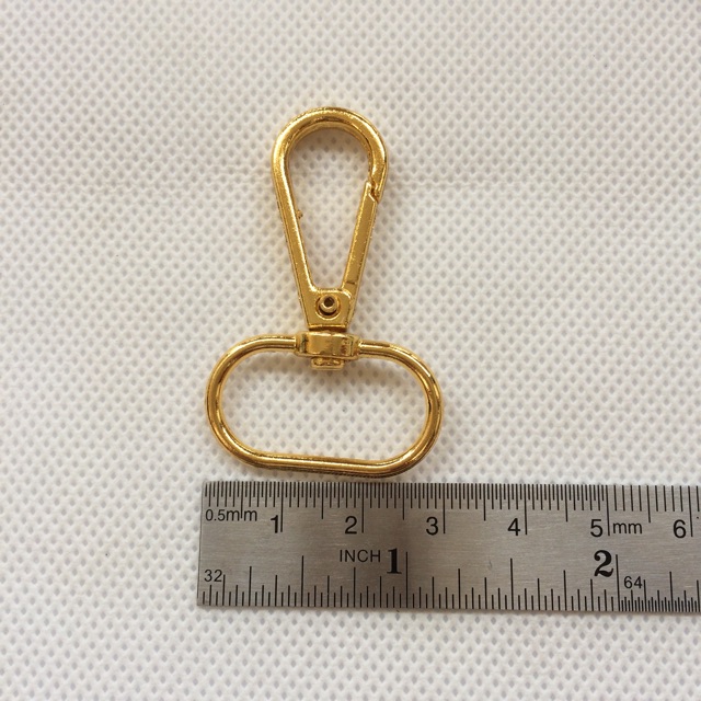 Kew-kew kait tas 2.5 cm gold