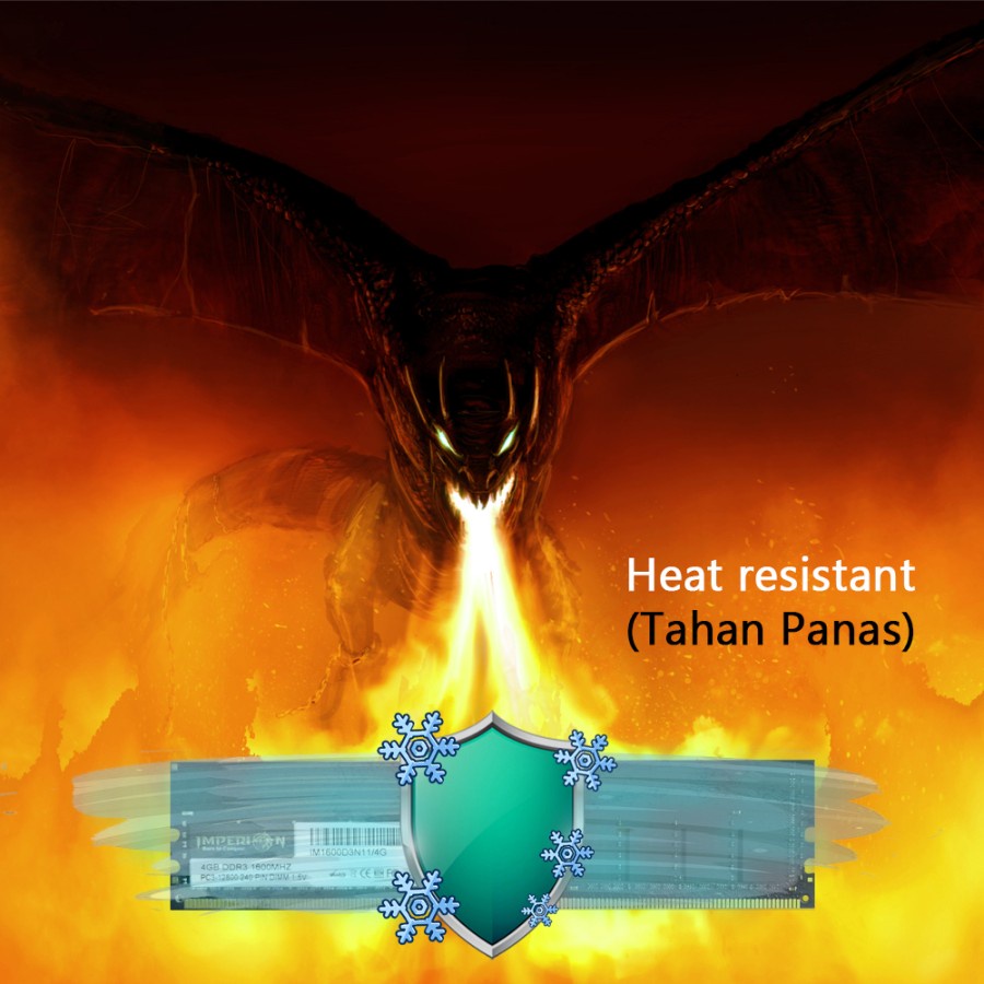 RAM IMPERION DDR3 8GB DDR 3 8 GB1600 MHz PC12800 RAM FOR LAPTOP/NOTEBOOK  SODIMM GARANSI RESMI LIFE TIME