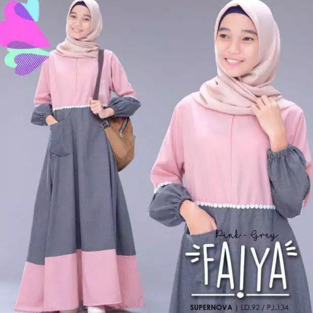 Harga Miring BAJU MUSLIM ANAK PEREMPUAN UMUR 10-16 TAHUN DRESS MUSLIM  2021 GAMIS ANAK TANGGUNG Big