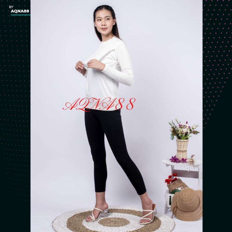 Baju Menyusui | Baju Ibu Menyusui | Manset Menyusui Bahan Kaos