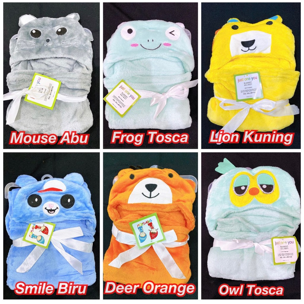 Selimut Topi Double Fleece Baby Boy &amp; Girl Murah CBKS HK LC