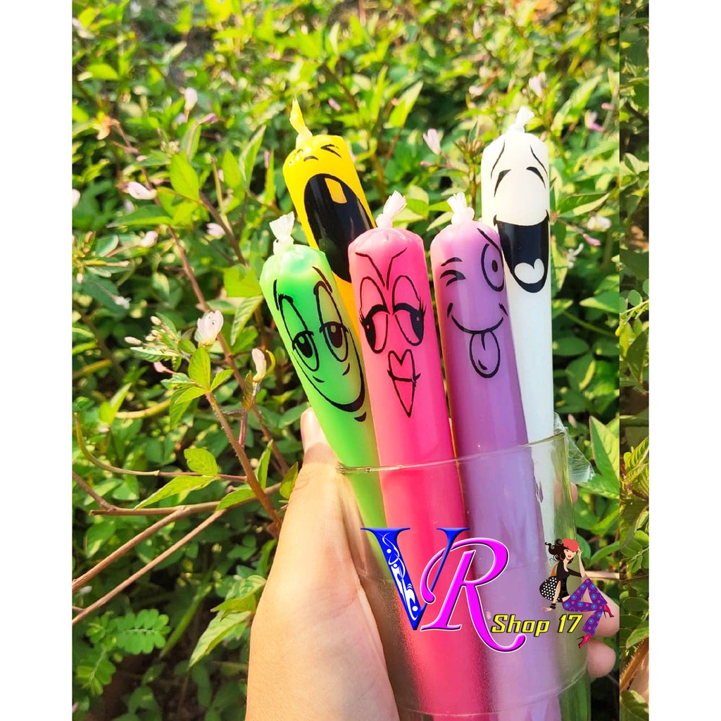 PLASTIK ES MAMBO SABLON EMOJI KARTUN  3X23 / PLASTIK SABLON EMOTICON / PLASTIK LUCU