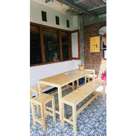 Meja Kursi Kayu Jati Belanda