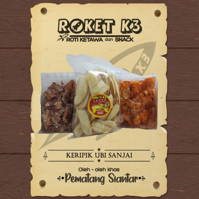 

Keripik Ubi / Sanjay Renyah enak Makanan Ringan Kerupuk Cemilan jajan - Original