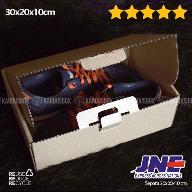 

10pcs Kardus Box Sepatu [30x20x10cm]