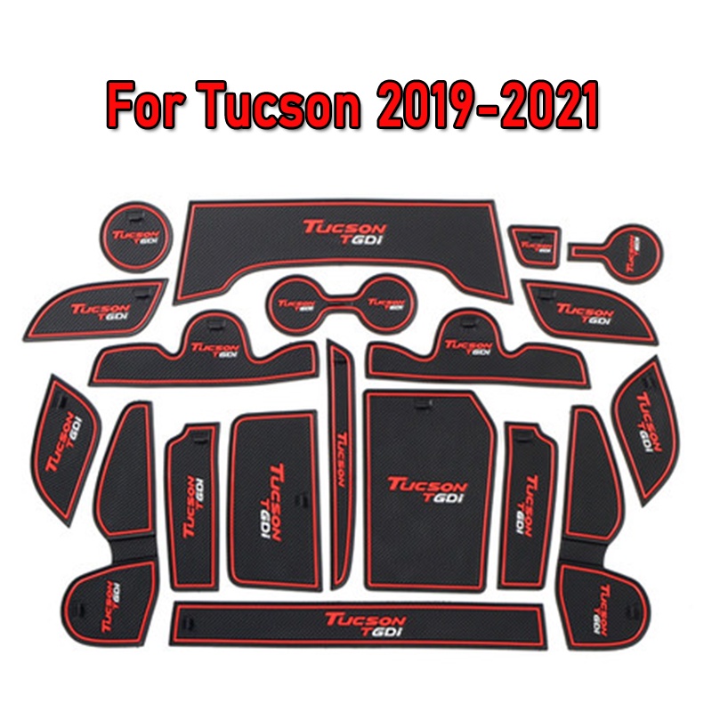 1 Set Pad Karet Anti Slip Untuk Hyundai Tucson 2021 2020 2019 2018 2017 2016 2015