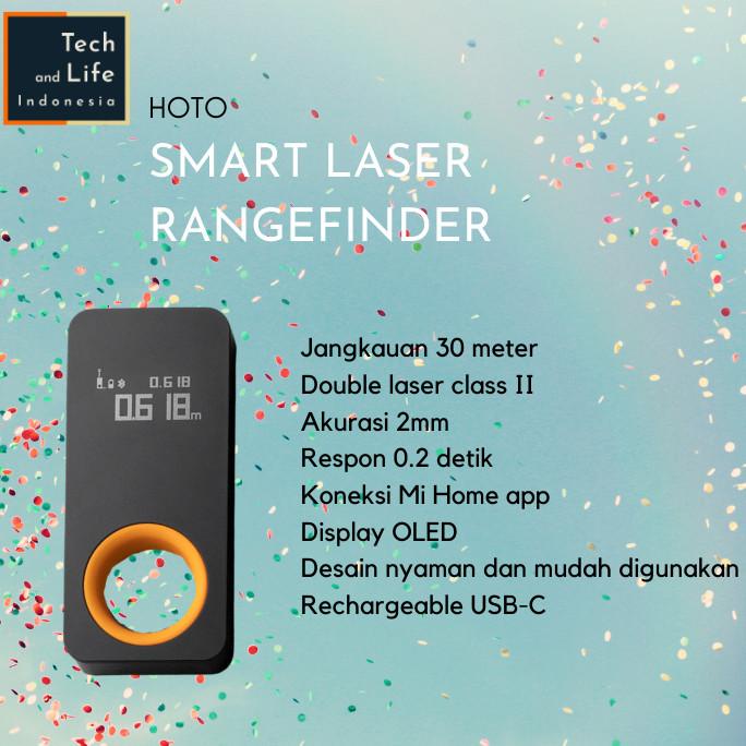 HOTO Smart Laser Rangefinder Meteran Pengukur Jarak Laser Digital