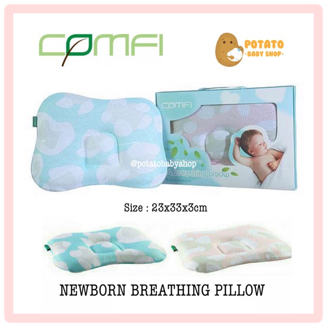 COMFI Newborn Breathing Pillow / bantal anti peang