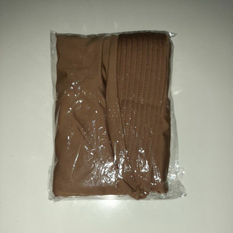 jilbab instan bergo jumbo jersey nyaman adem untuk sehari-hari-Mocca