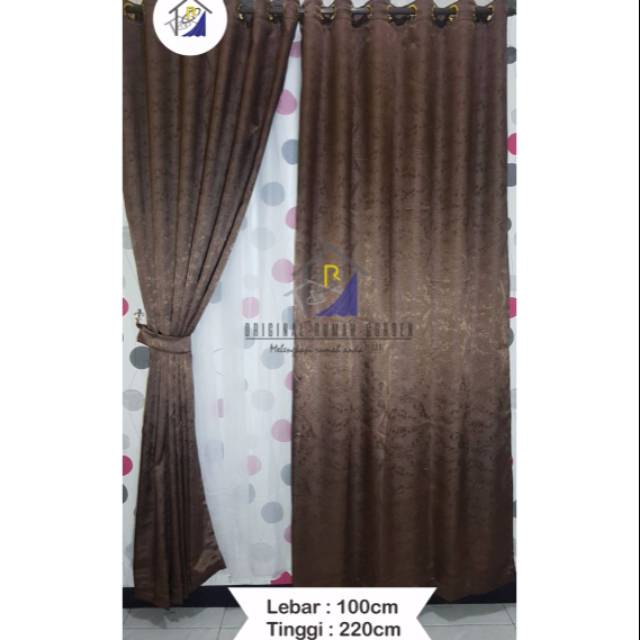 GORDEN BLACKOUT PREMIUM EMBOS COKLAT