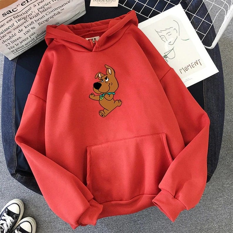 Jumper hoodie cute scooby Doo II Sweater Hoodie cute scooby Doo ( Pria &amp; Wanita )