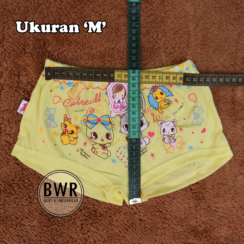 Boxer anak perempuan | celana boxer GN W 316 [III A3-C3] boxer anak warna