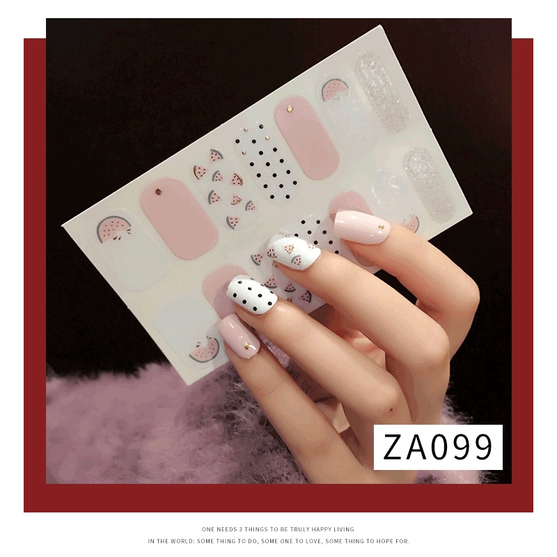 14Pcs/Stiker Kuku Murah / Nail Art Sticker / Nail Art Stiker / Nail Art &amp; Sticker DQ Series Premium