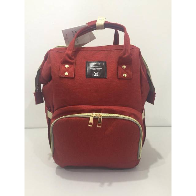 PROMO SAMPAI AKHIR BULAN ANELLO DIAPER BAG UPGRADE USB GEN 3 / TAS POPOK BAYI TAS MULTIFUNGSI