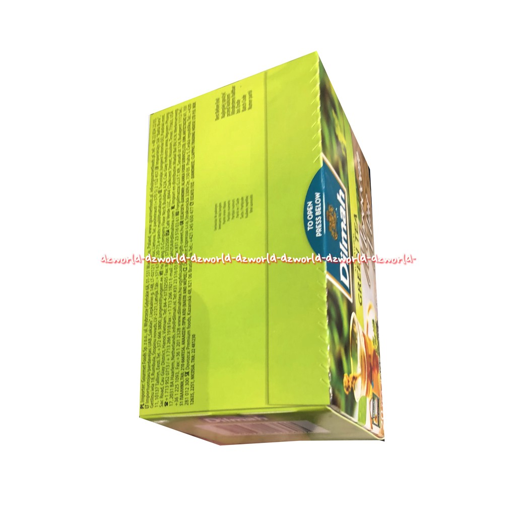 Dilmah Green Tea Moroccan Mint 20Tea Bag Dil Mah Daun Pepermint Teh Hijau