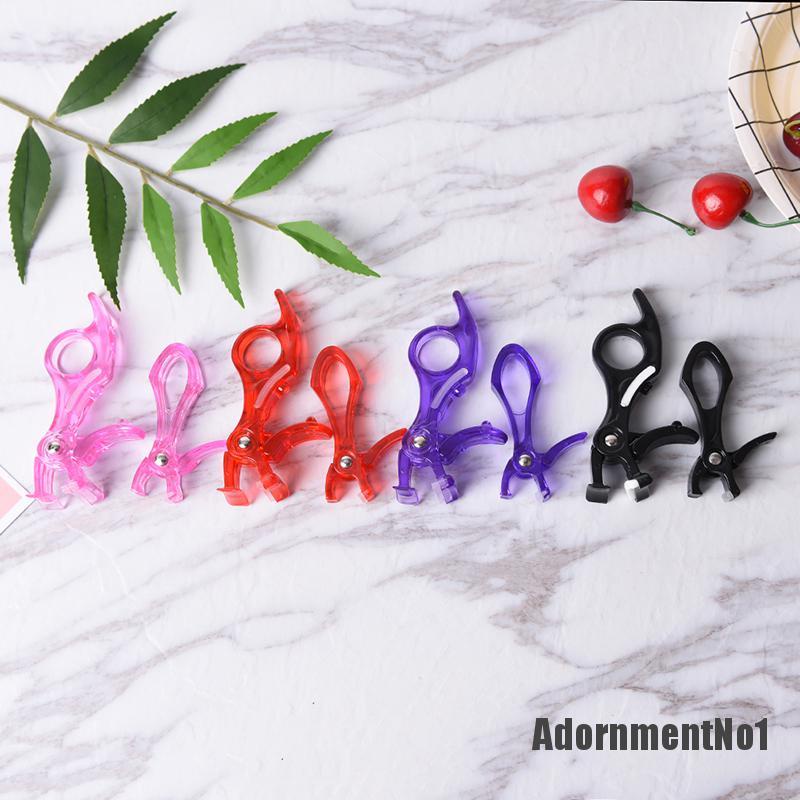 (Adornmentno1) 2pcs / set Penjepit Bulu Mata 3d Bahan Plastik Untuk Makeup / Kosmetik Wanita