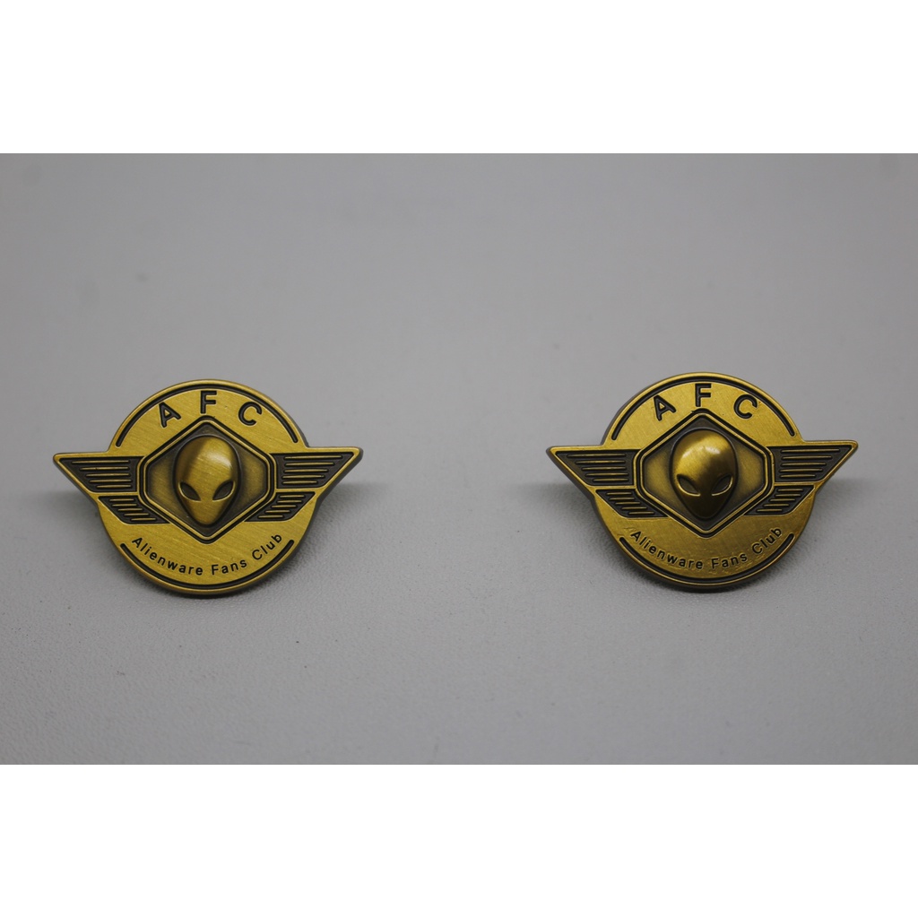 Pin Badge Alienware Fans Club Metal Material