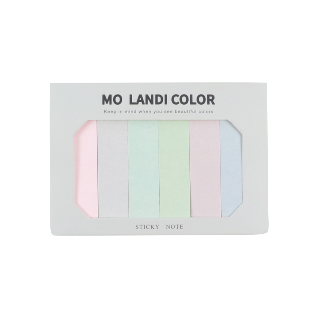 MaiMao. 120 Sheets Morandi Label Sticky Note INS Style Sticky Index Note Paper-B