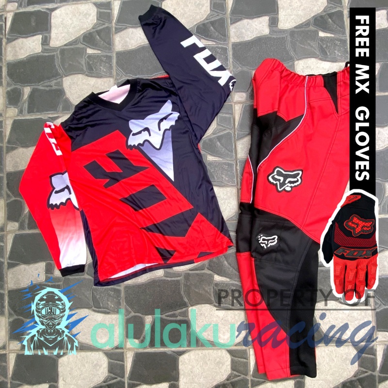 Jersey &amp; Celana MX Trail Motocross - Paket Bundling FOCT1303-F43