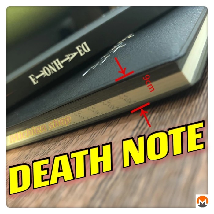 

Gaya Buku Tulis Deathnote Notebook Buku Catatan Free Casing & Bulu Pena Trendi