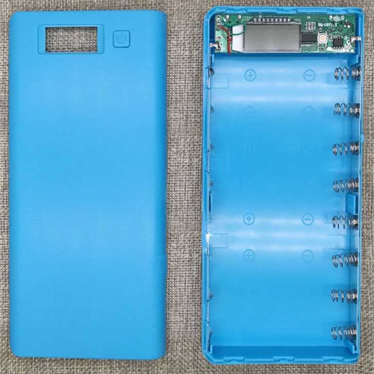 DIY Power Bank Case 2 USB Port &amp; LCD 8x18650