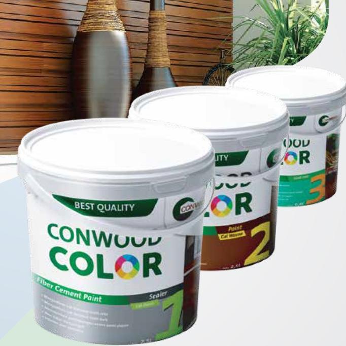 Jual CAT KAYU CONWOOD COLOR FIBER CEMENT PAINT TIPE SEALER 1L Shopee