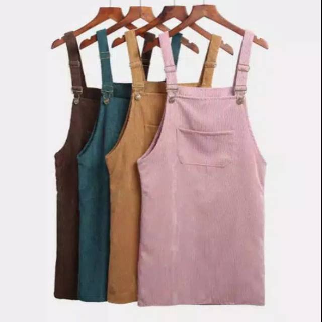 NOU STORE - Overall Jumpsuit Playsuit Corduroy