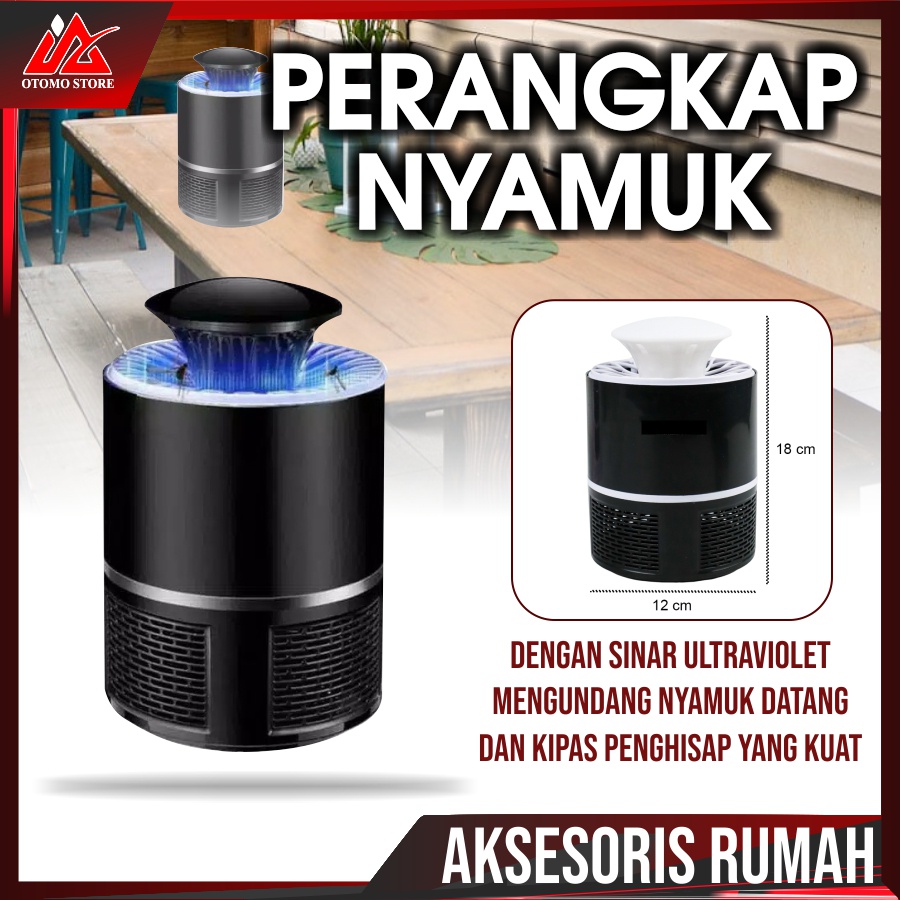 PERANGKAP NYAMUK Jebakan Serangga Kipas Lampu LED UV Ultraviolet Elekrtrik Original