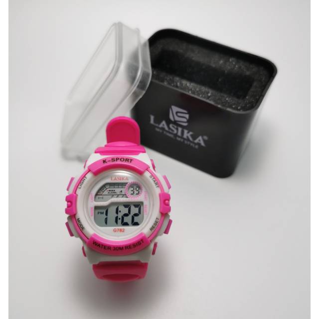 Jam tangan digital Anak Anak Remaja water Resist Lasika 782