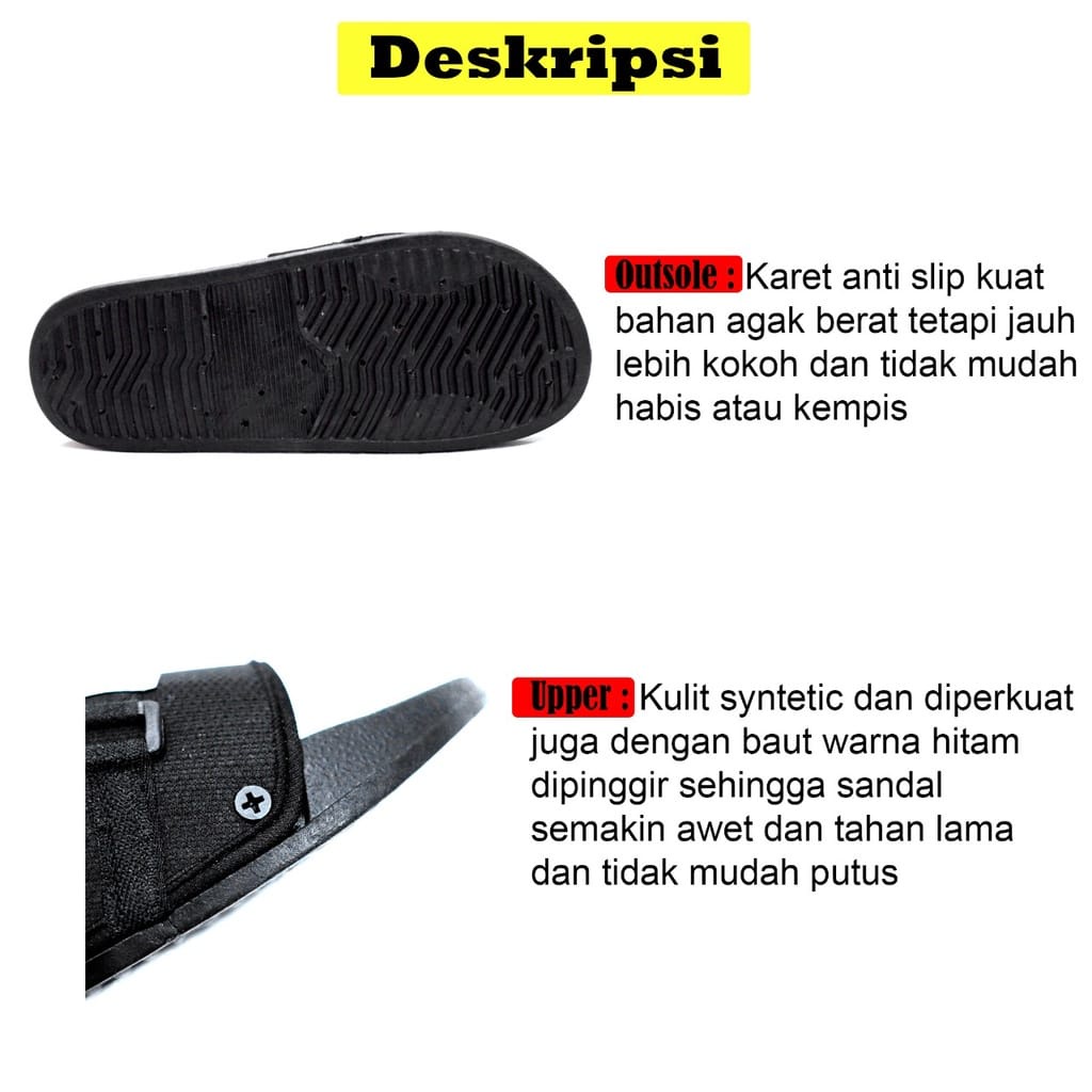 Sandal Slide Pria Dewasa terbaru termurah