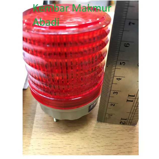 Mini Warning Light / Strobo Mini dengan Buzzer / Warning Light Buzzer