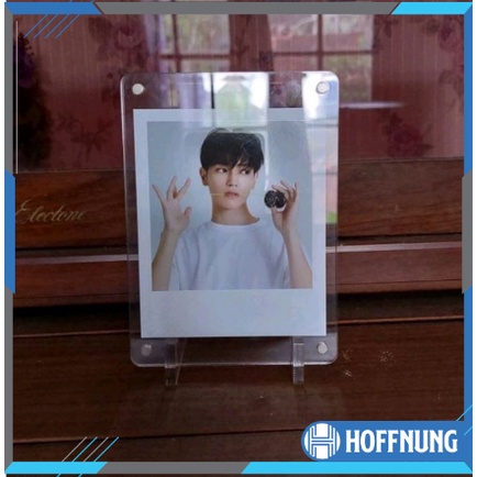 Frame Akrilik 3R Magnet Bingkai Foto Ukuran PC MPC Photocard Postcard Polaroid