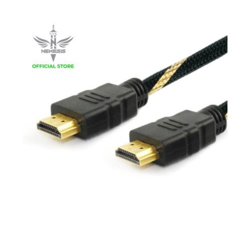 Kabel hdtv 1.4 nyk 5m male-male gold 3d ethernet 240hz for pc laptop ps 3 4 - Cable hdtv 5 meter 4k 2k uhd