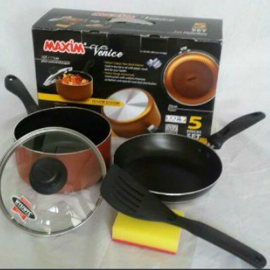 MAXIM VENICE SET | PERALATAN MASAK 5 PCS