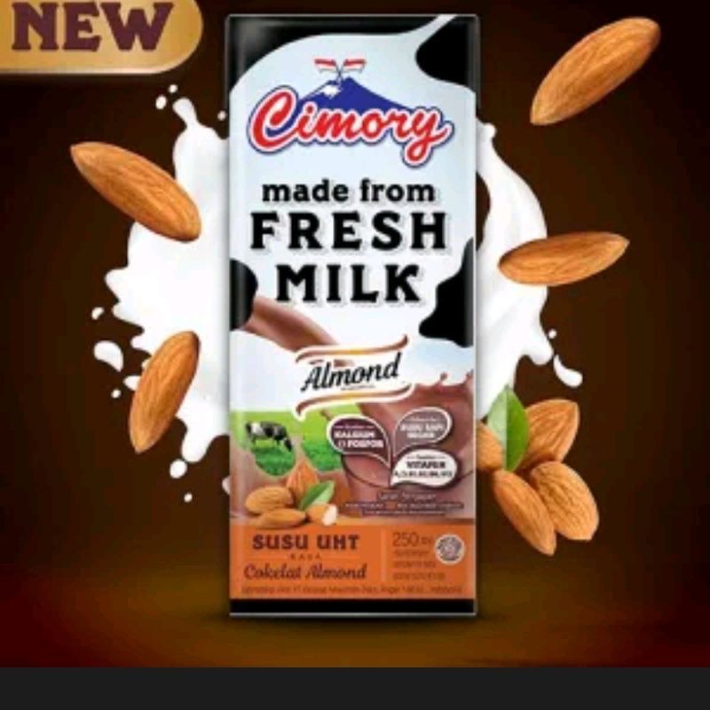 susu Cimory almond uht 250 ml